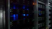 Still image of The data servers at the CERN ATLAS experiment