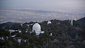 Still image of The Mt. Wilson Observatory in Los Angeles, CA
